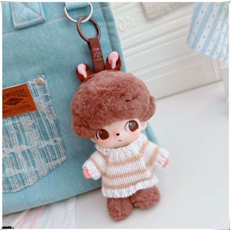 dimoo-Classic Beige Striped Sweater